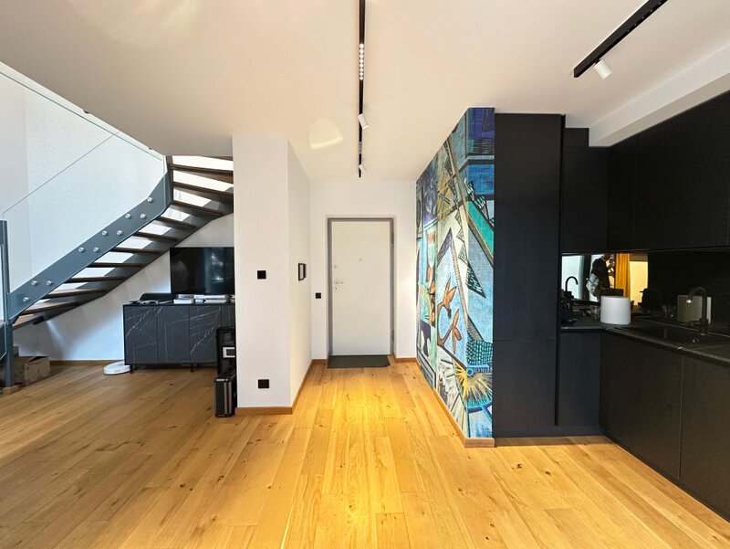 Pipera, duplex modern cu terasa, gradina si sistem smart home complet.